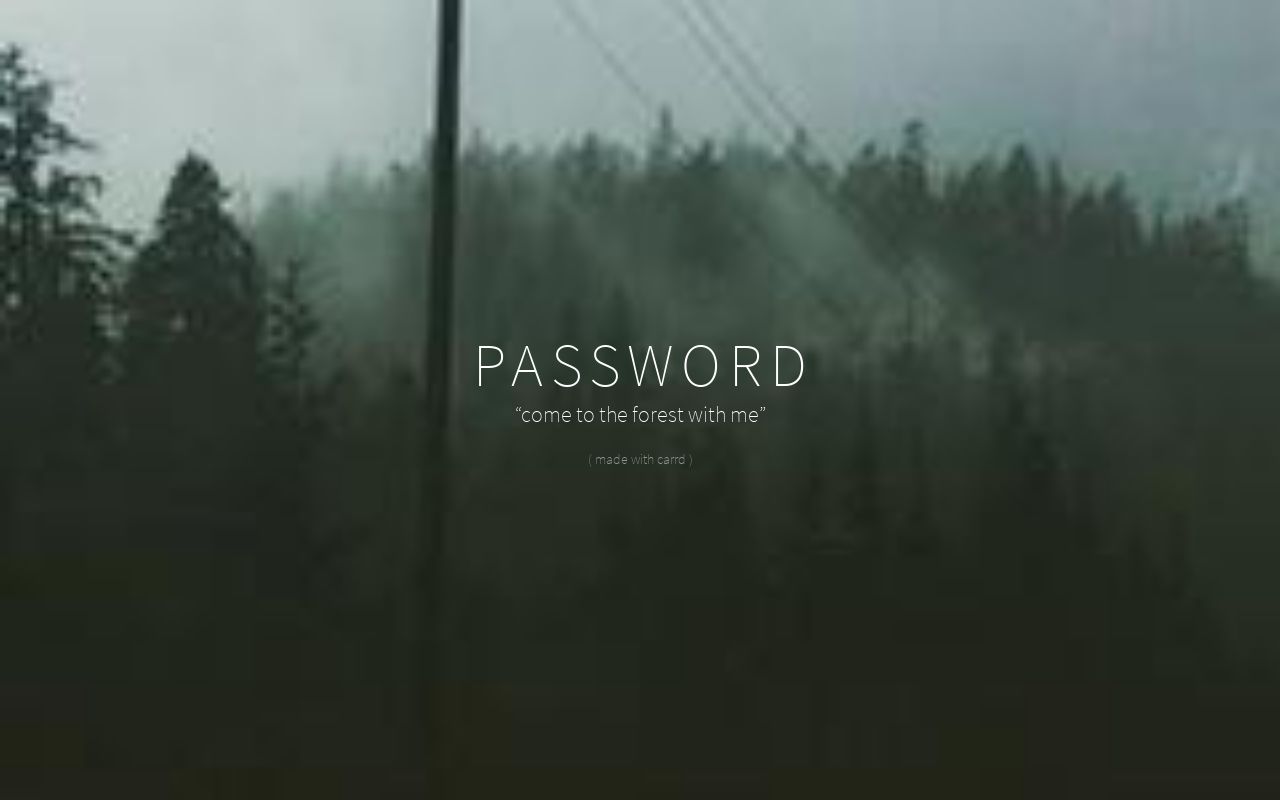 Carrd profile picture for @password